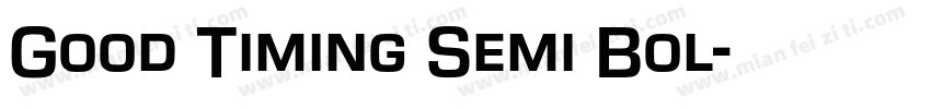 Good Timing Semi Bol字体转换